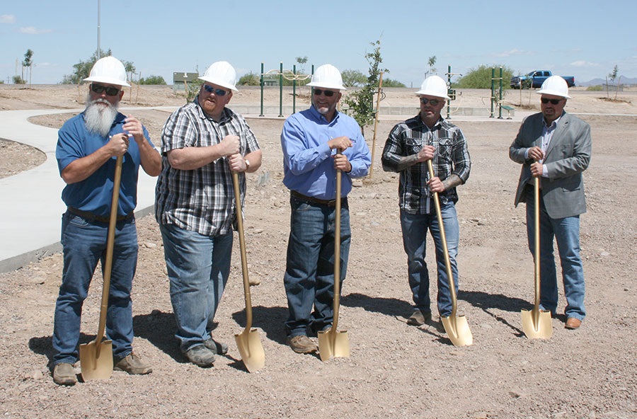 Thatcher Fiber Construction Groundbreaking